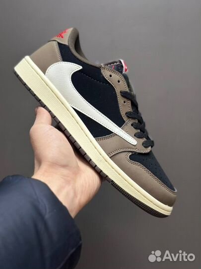 Кроссовки nike air jordan 1 low travis scott