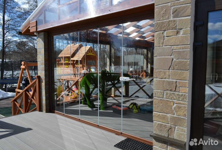 Безрамное остекление