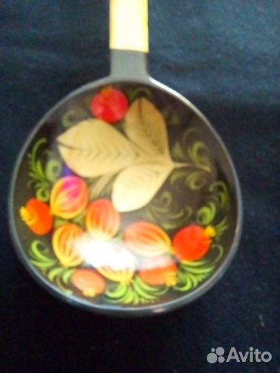 Ложка черпак хохлома 30 см 1988 винтаж СССР