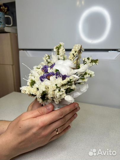 Мини букеты из сухоцветов