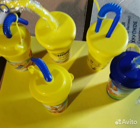 Стакан с трубочкой Несквик