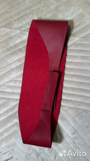 Кожаный мягкий ободок Valentino