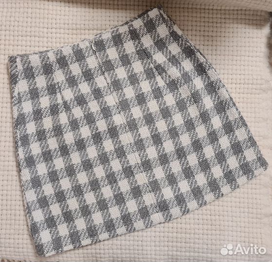 Юбка из твида