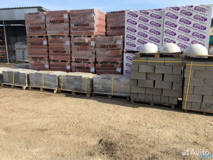 Газоблок Кирпич цемент сухие смеси