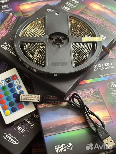 Светодиодная лента rgb 5050