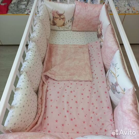 Детский комплект постельного белья из подушечек