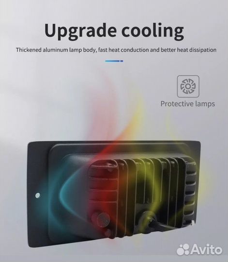 Противотуманные фары птф светодиодные 4 линзы 40W