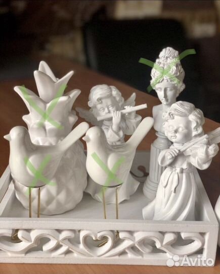 Декор разное: кувшины, шкатулка, ключница и др