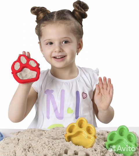 Кинетический песок для песочницы, пластилиновый