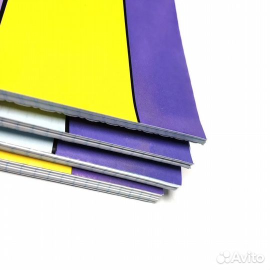 Тетради общие Цветные Полосы, A4, 4 штуки, 60 л