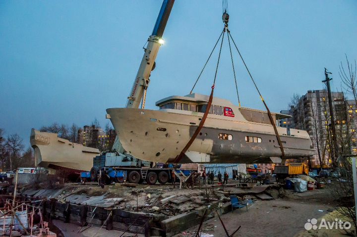 Корпус катера Фламинго 20м.недострой