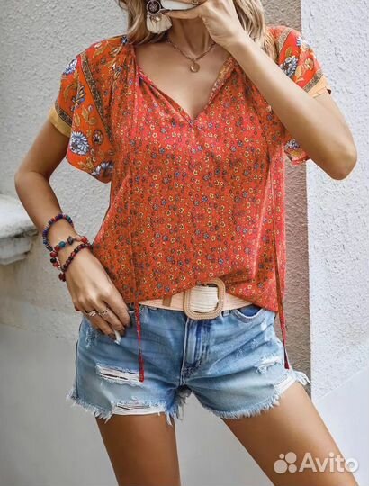 Блузка летняя новая размер 42-44