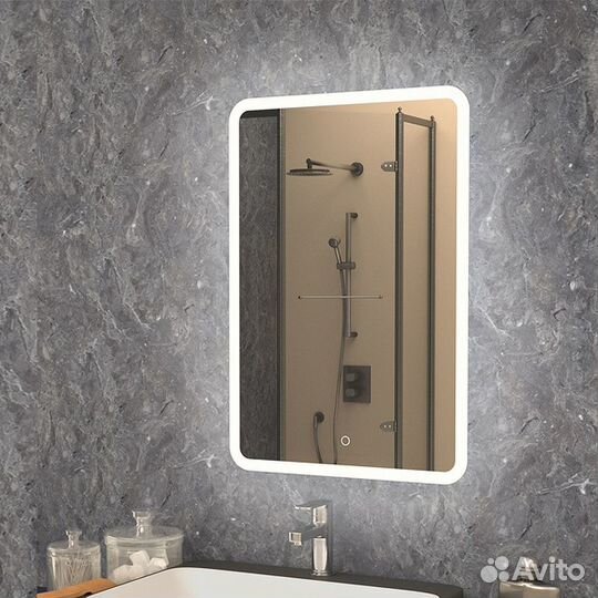 Зеркало Orange с подсветкой on-50ze Хром