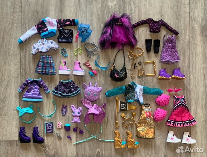 Монстр хай 3 поколение (3г, 3g) аутфиты, одежда