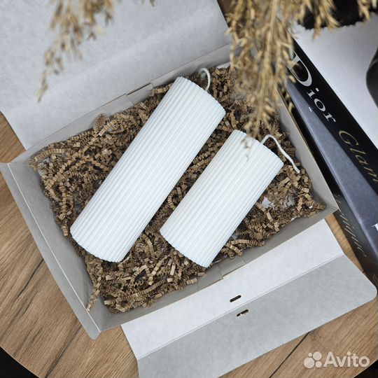 Новогодний подарочный набор свечей