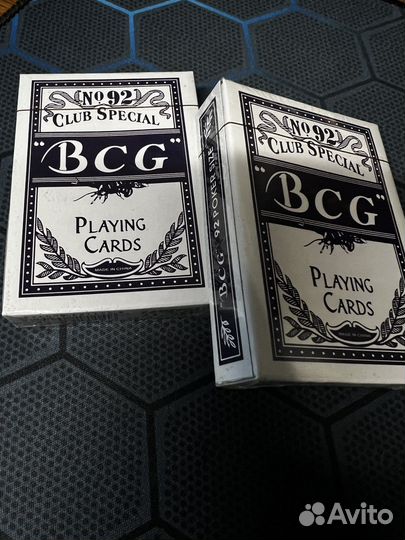 Карты для покера BCG