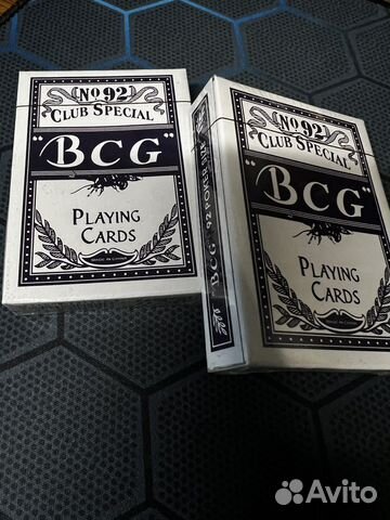 Карты для покера BCG