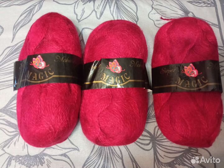 Пряжа мохер из 90-х