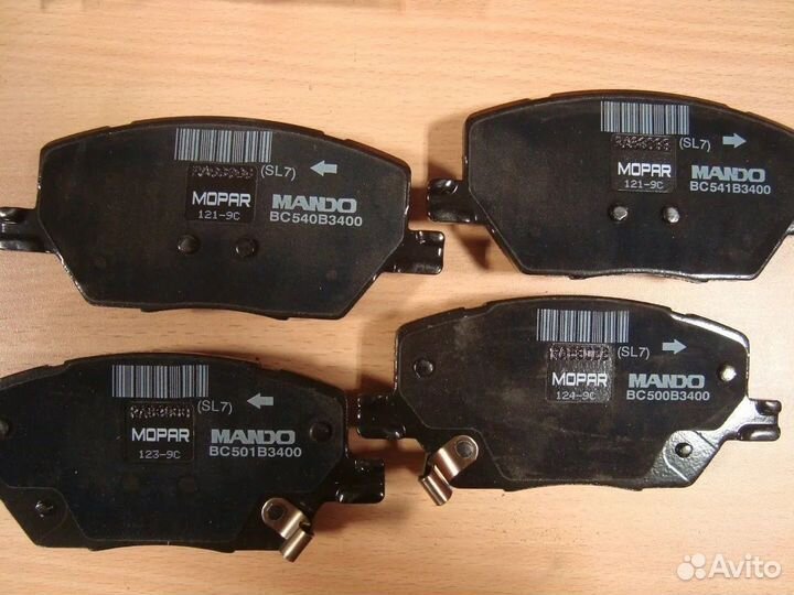 Тормозные колодки задние fiat 500X