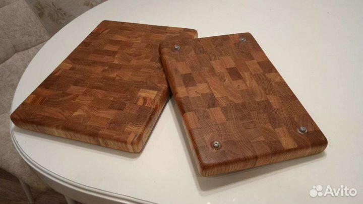 Торцевая разделочная доска из дуба