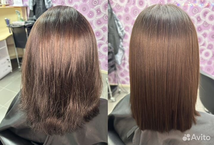 Кератиновое выпрямление волос, ботокс