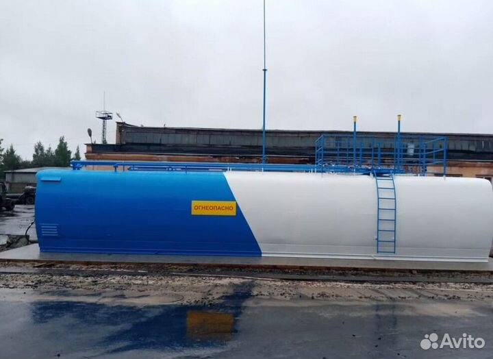 Контейнерная АЗС для заправки своей техники