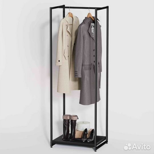 Стеллаж для одежды в стиле Лофт A1760-02-чч