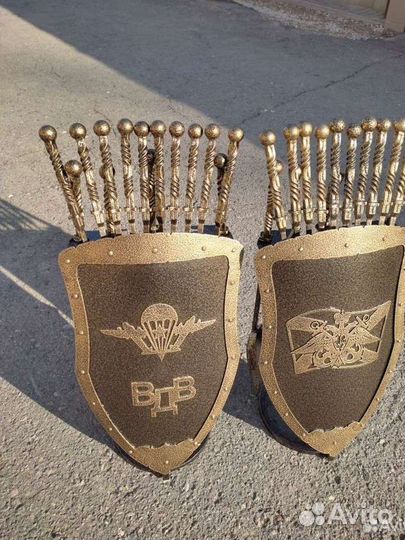 Вдв подставка для шампуров вмф