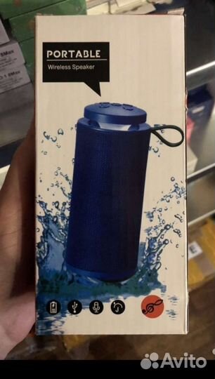 Портативная колонка блютуз TG 112 светящаяся