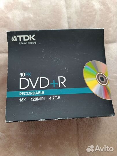 Диски DVD+R TDK