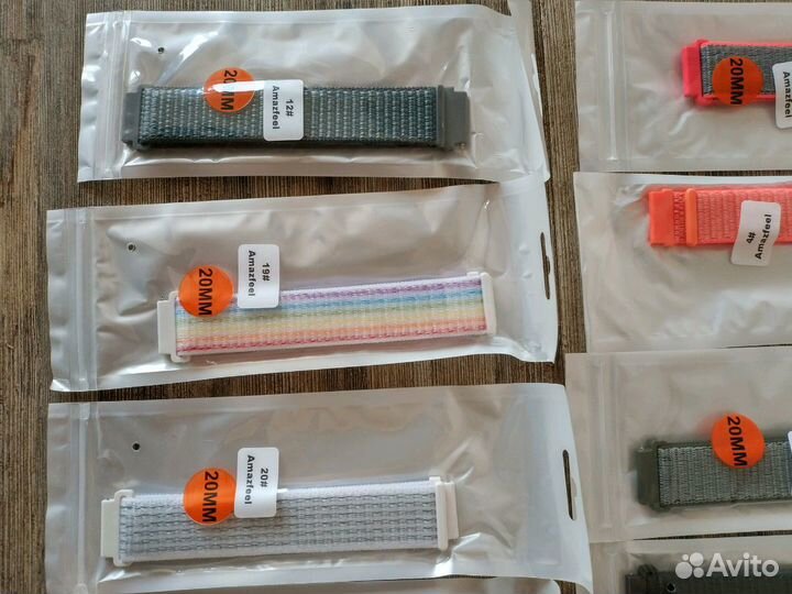 Huami Amazfit Bip ремешок тканный на липах пластм