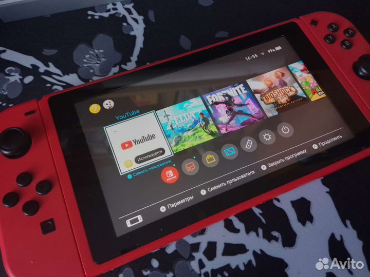 Nintendo switch rev 2 mario edition (Самовывоз)