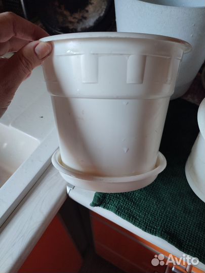 Горшки для цветов б/у