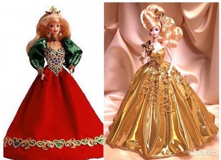 Barbie Holiday Jewel 1995 & Gold Sеnsаtiоn 1993