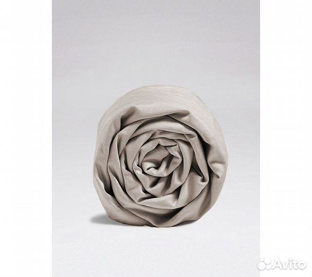 Простынь GoodNight Сатин 180х200х20 Бежевый на рез