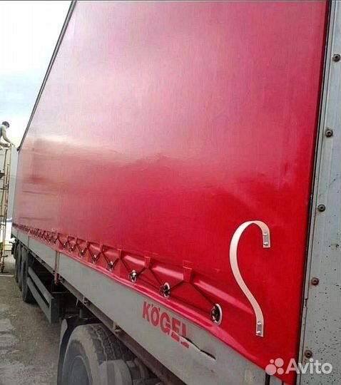 Штора, тент на полуприцеп