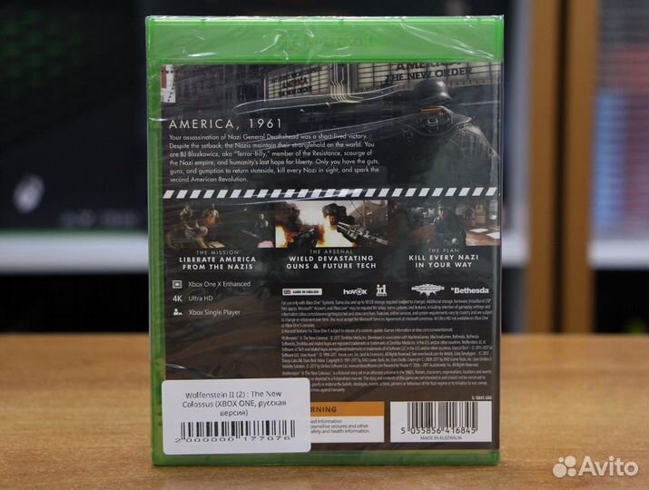 Wolfenstein II (2) : The New Colossus (xbox ONE, р