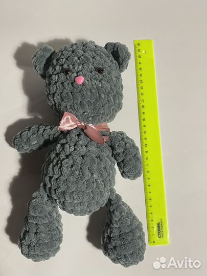 Плюшевый кот ручной работы