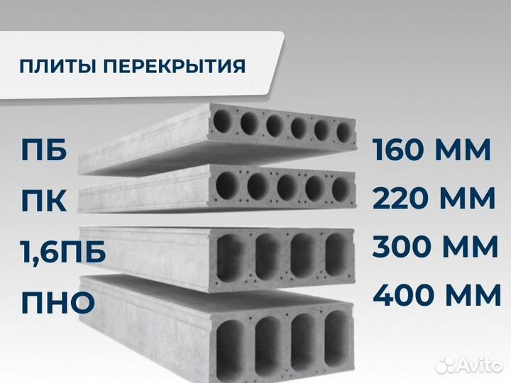 Плита перекрытия пк 35-10-8