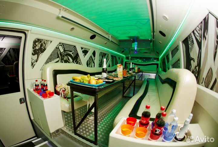 Патибас на день рождения Party bus аренда автобуса