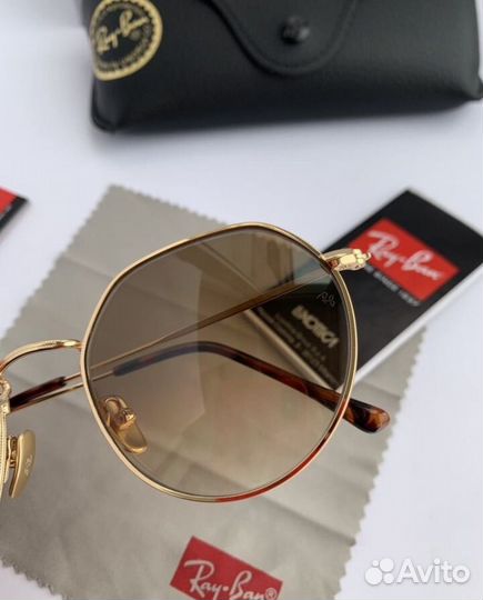 Очки ray ban Jack коричневые