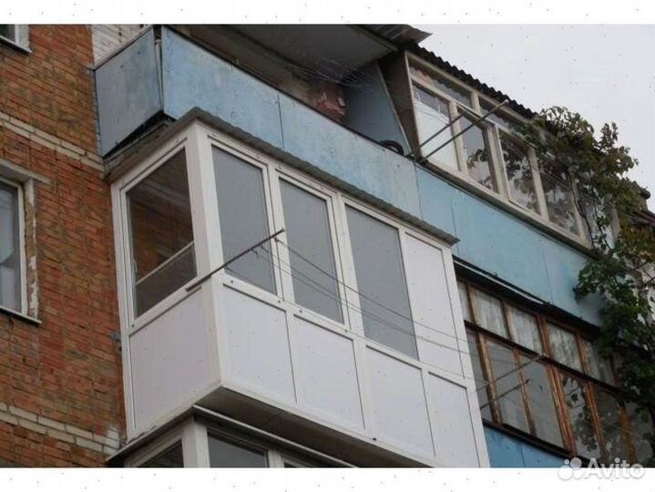 Балкон пластик под ключ