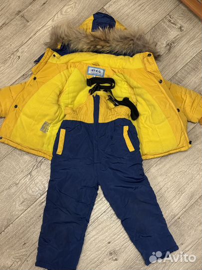Зимний костюм для мальчика 74