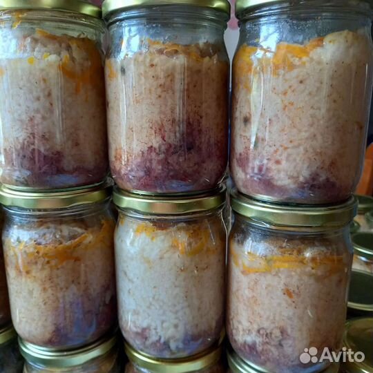 Каша рисовая с говядиной