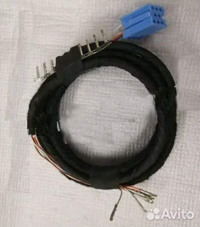 Переходник с mini iso в OBDii(2), тюльпан rca