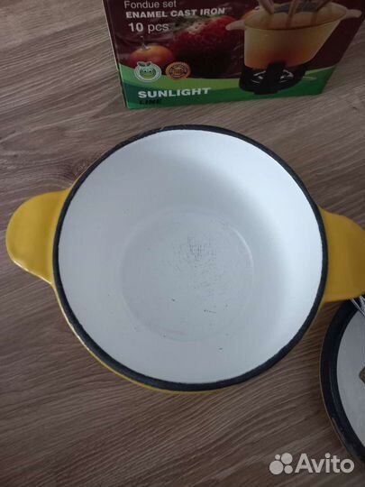 Фондюшница чугунная fissman