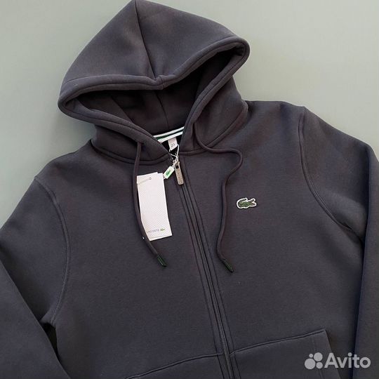 Зип худи lacoste толстовка с начесом