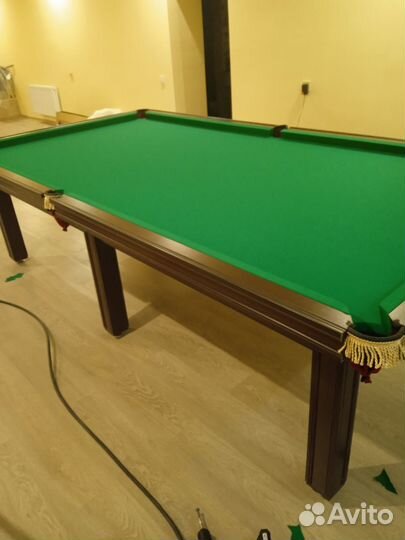 Установка и перетяжка бильярдного стола