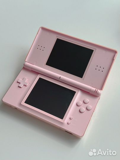 Nintendo ds lite розовый + 6 игр и все аксессуары