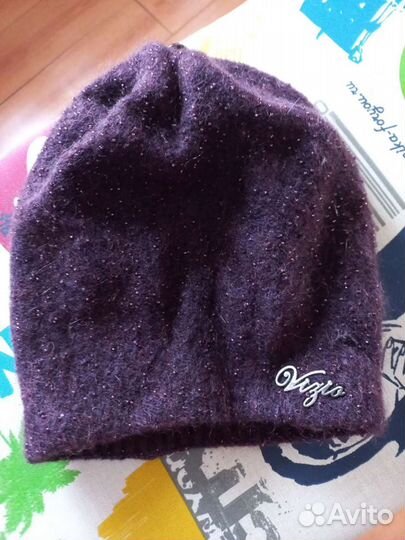 Шапка с шарфом